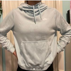 light blue nike hoodie! size medium